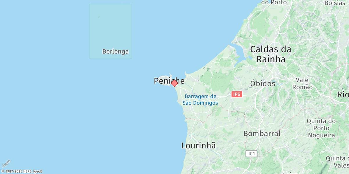 Map of Peniche