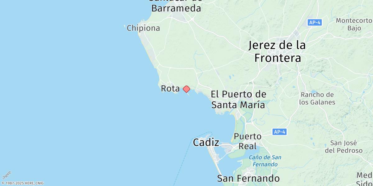 Map of Rota