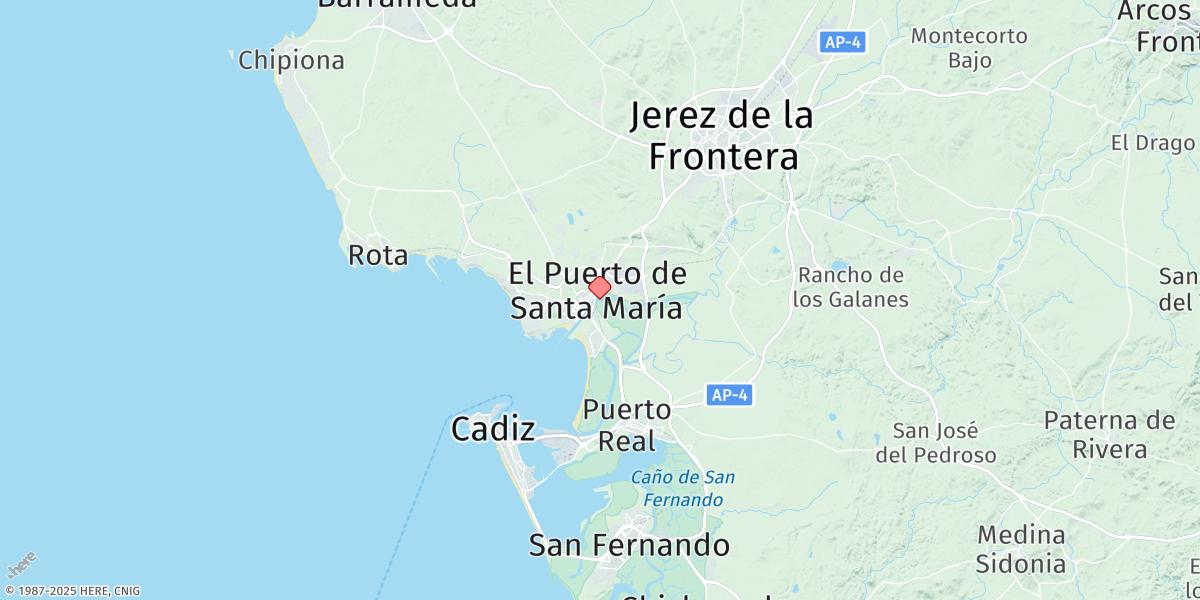 Map of Puerto De Santa Maria