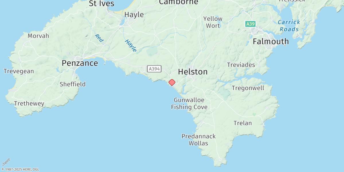 Map of Porthleven