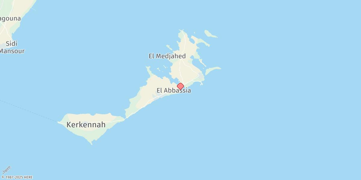 Map of El Abassia