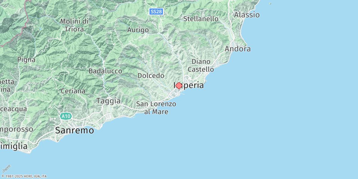 Map of Imperia