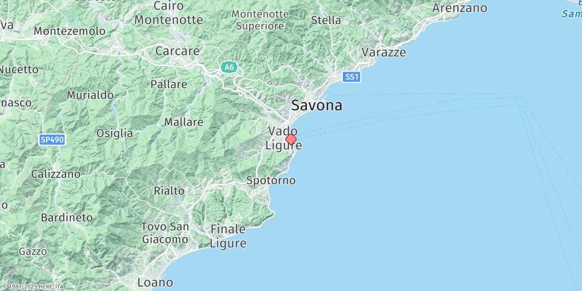 Map of Savona
