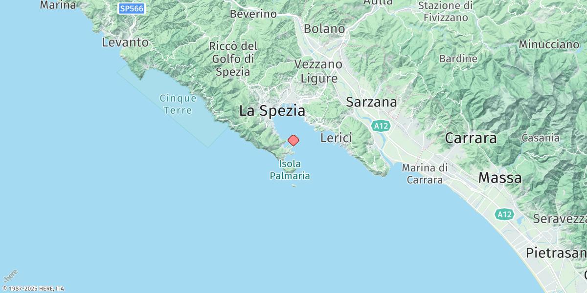 Map of La Spezia