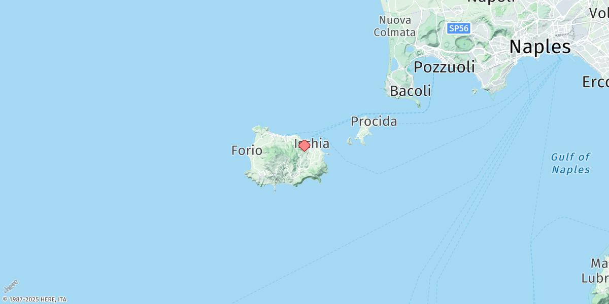 Map of Ischia