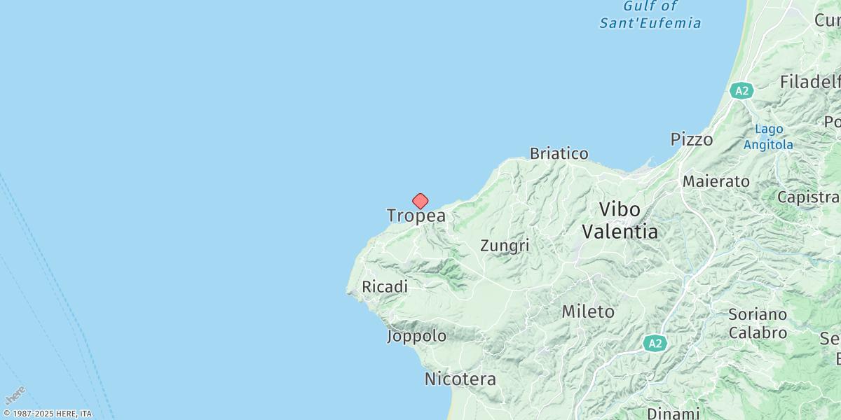 Map of Tropea