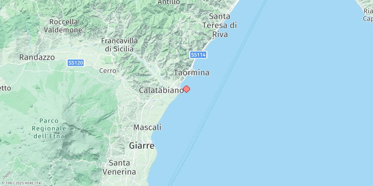 Map of Taormina