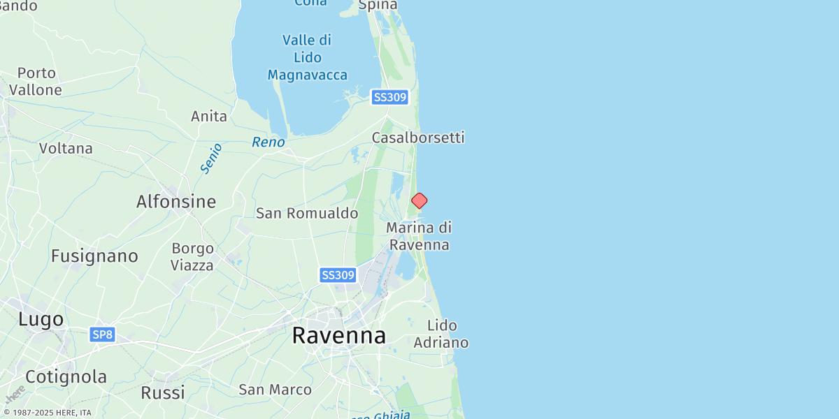 Map of Ravenna