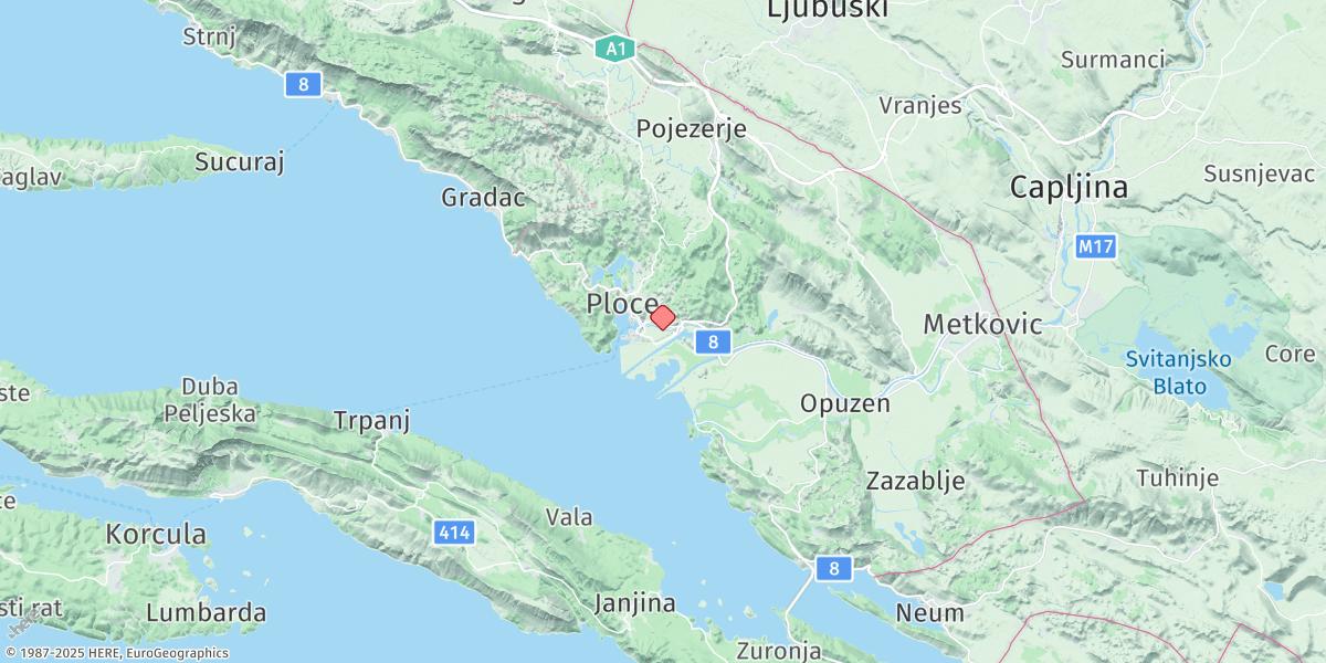 Map of Ploce