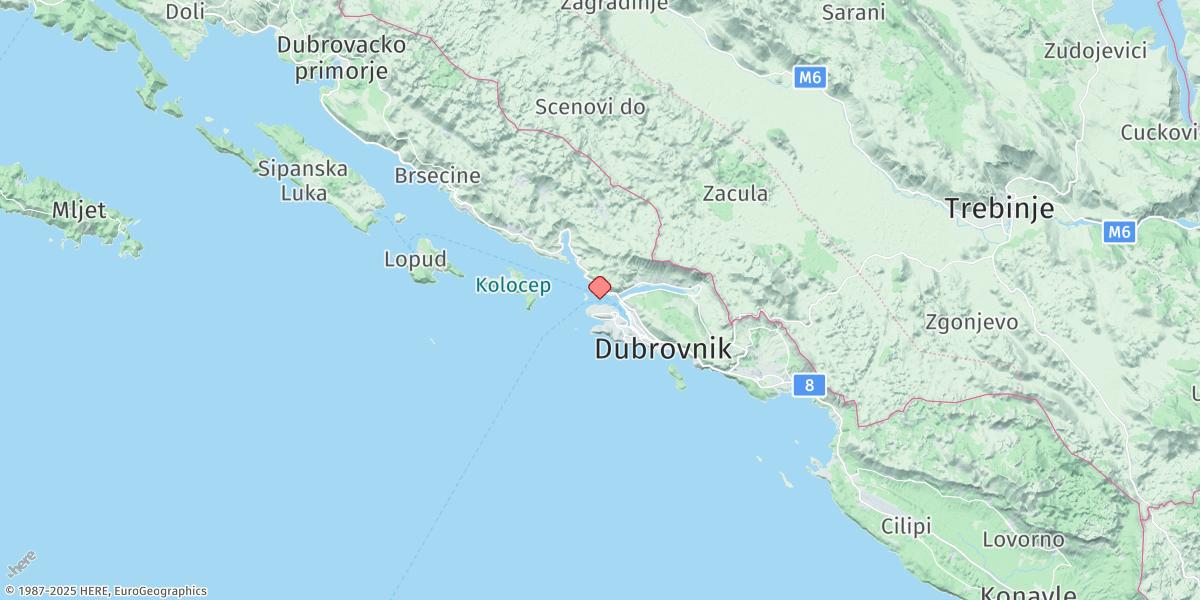 Map of Dubrovnik (Luka Gruz)