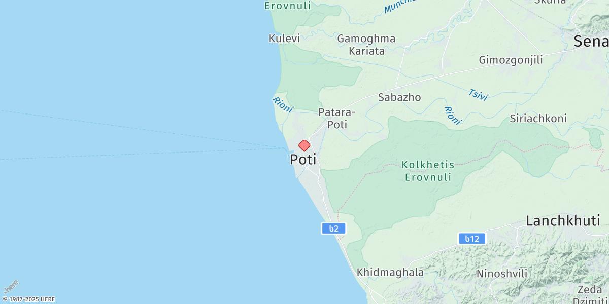Map of Poti
