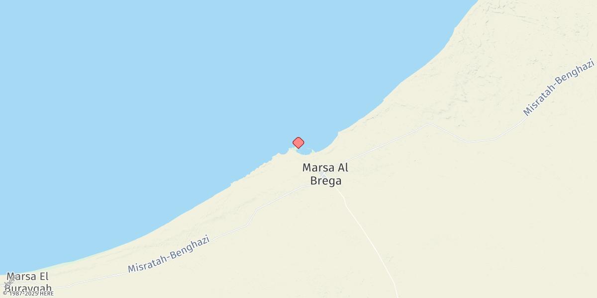 Map of Marsa Al Burayqah
