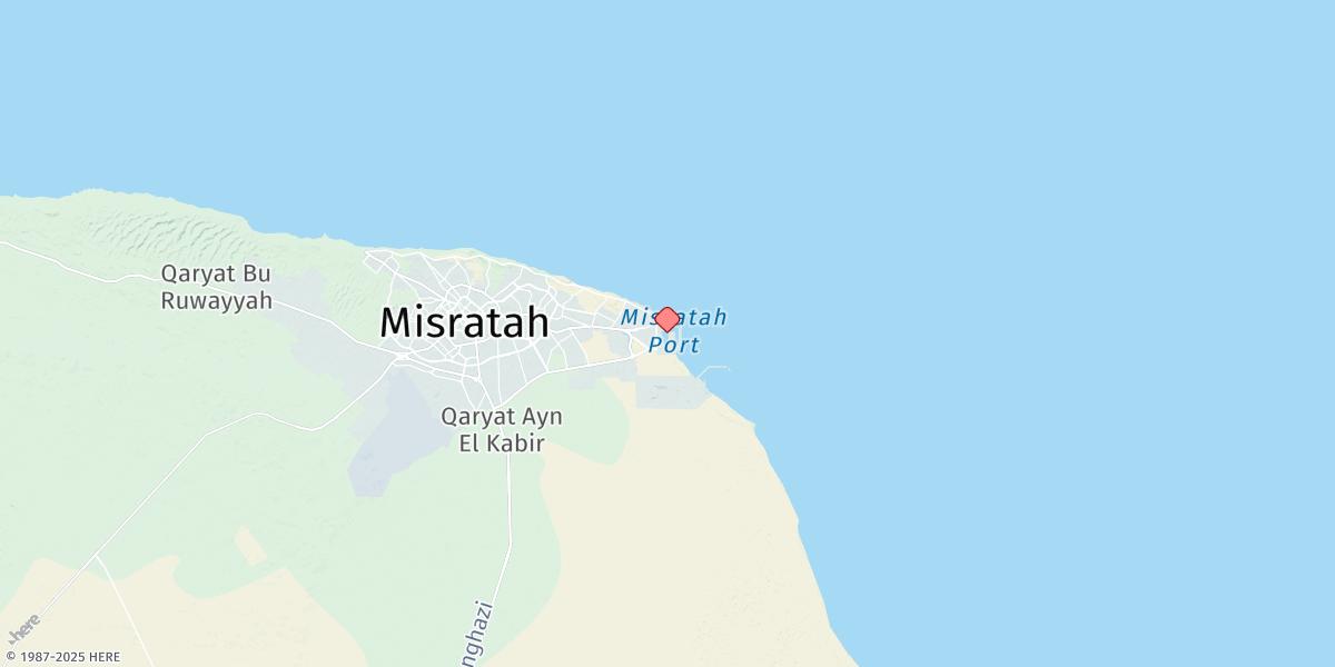 Map of Misratah