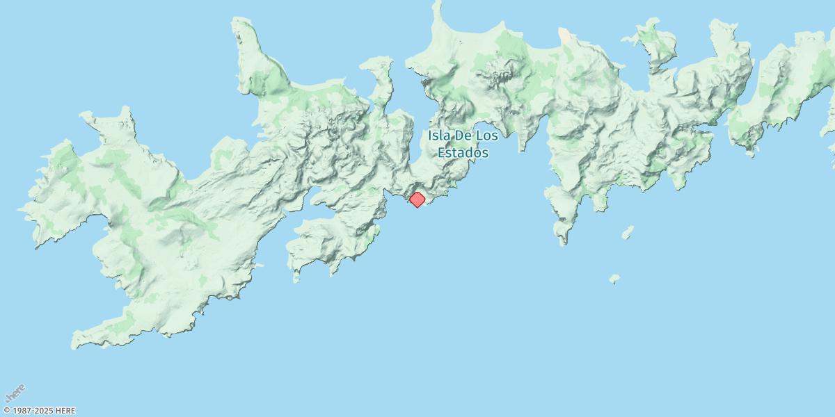 Map of Caleta Brent