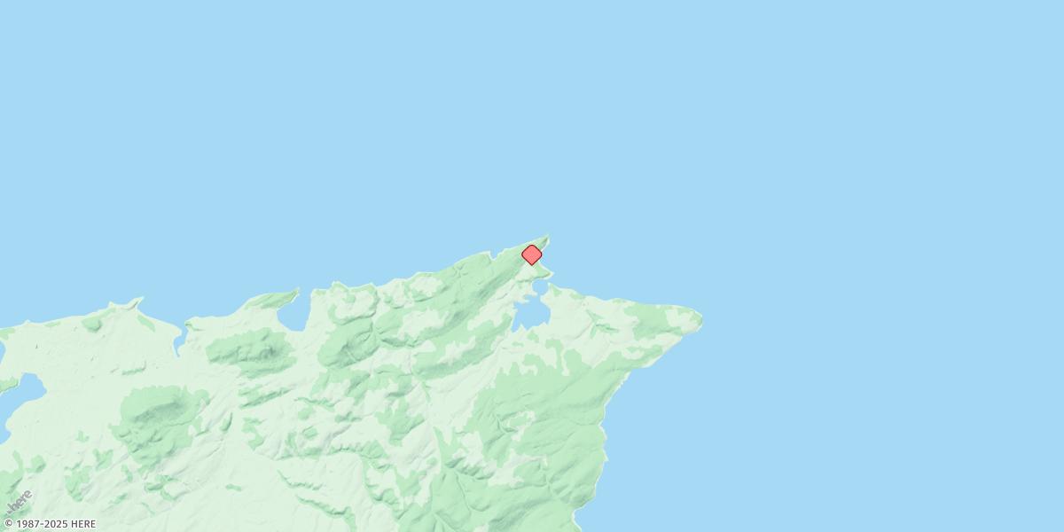 Map of Bahia Thetis