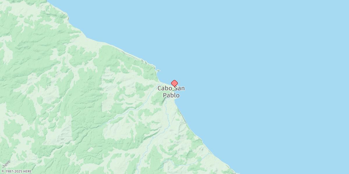 Map of Caleta San Pablo