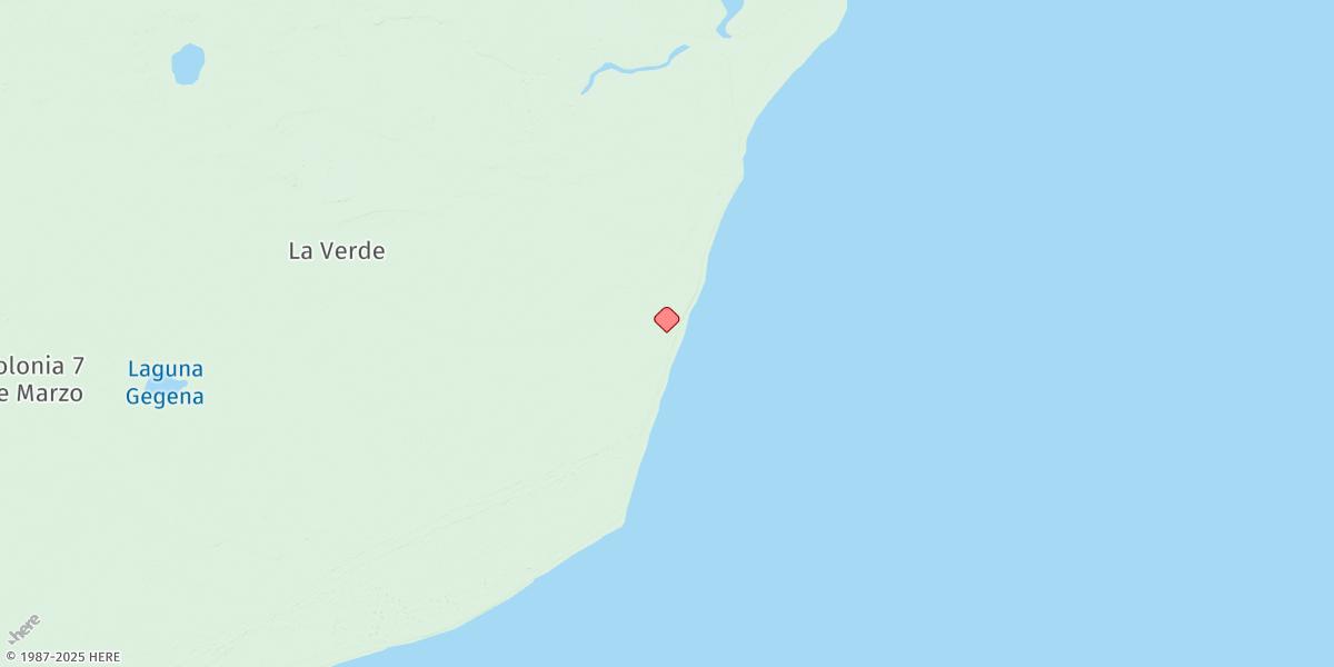 Map of Segunda Barranca