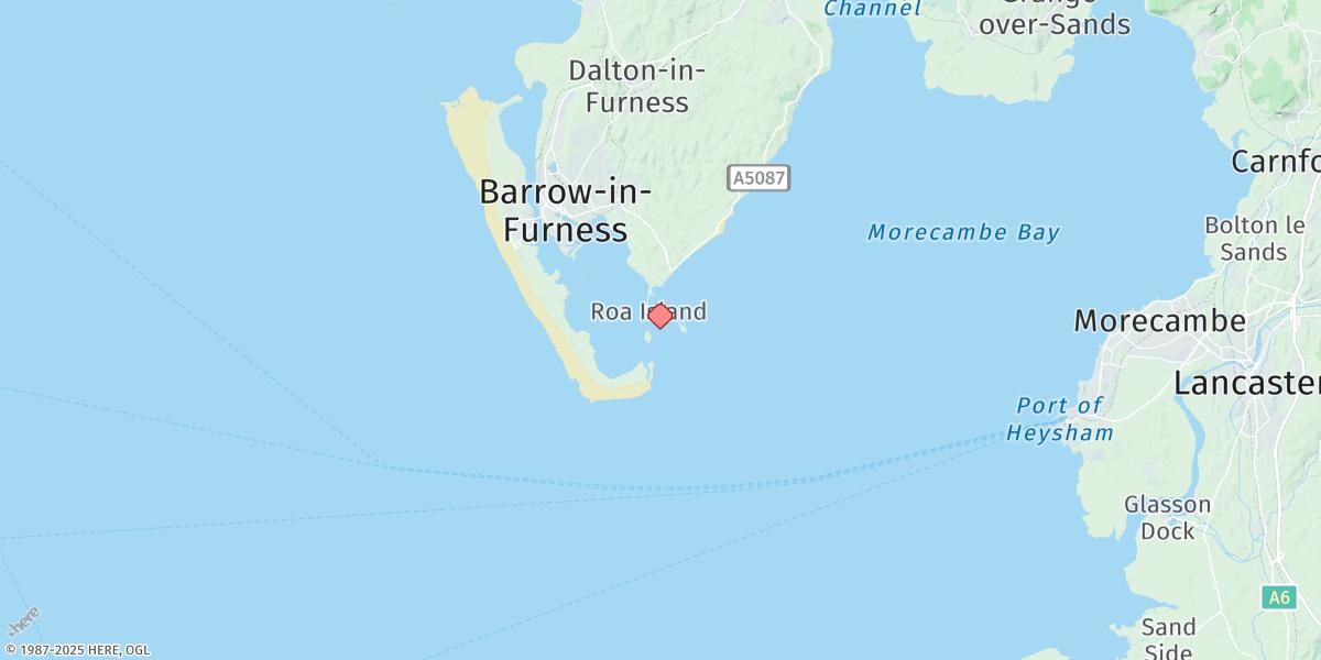 Map of Roa Island