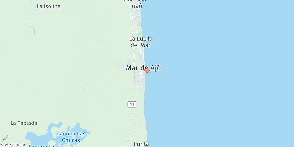 Map of Mar Del Ajo