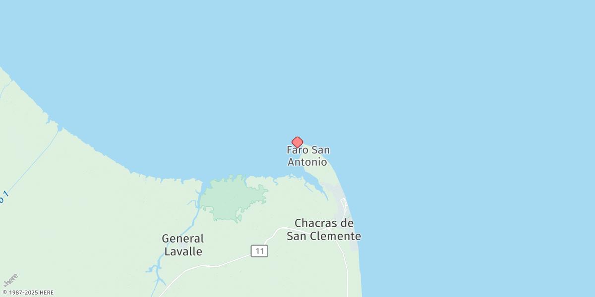 Map of Cabo San Antonio
