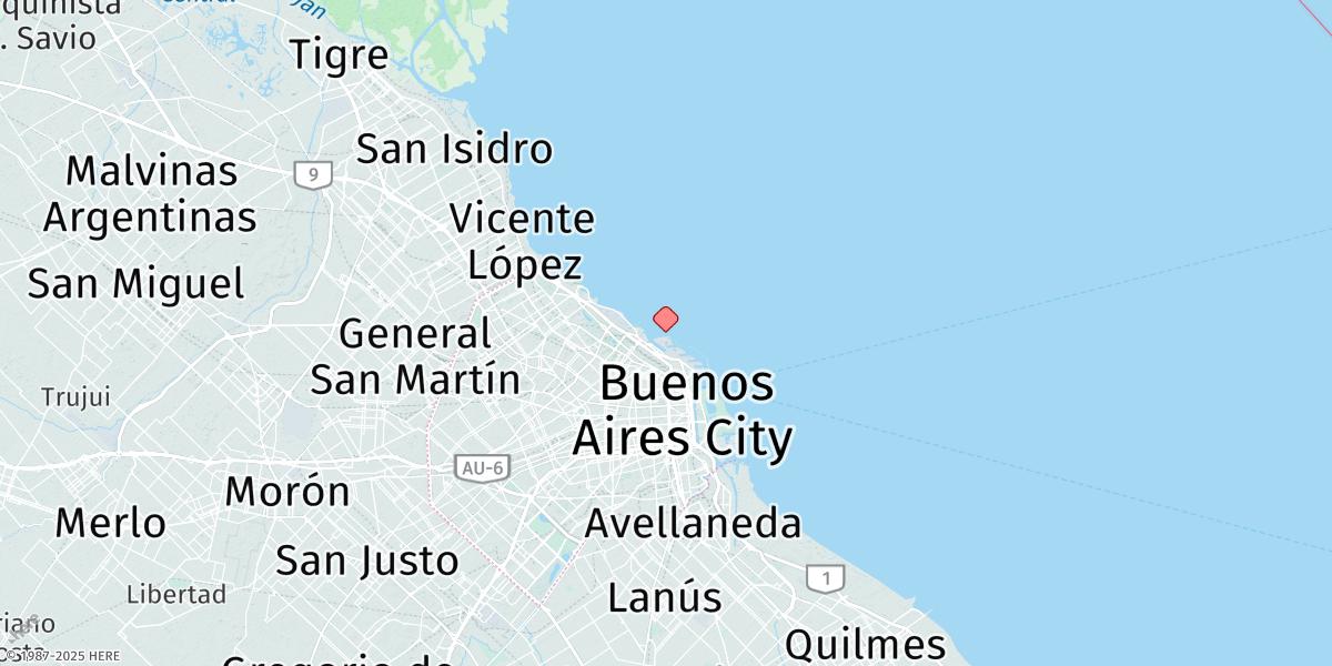 Map of Buenos Aires