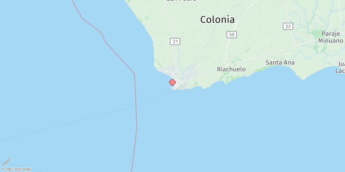 Map of Colonia