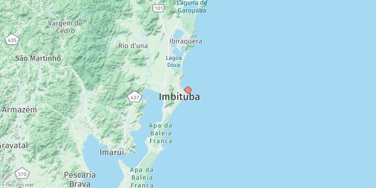 Map of Imbituba