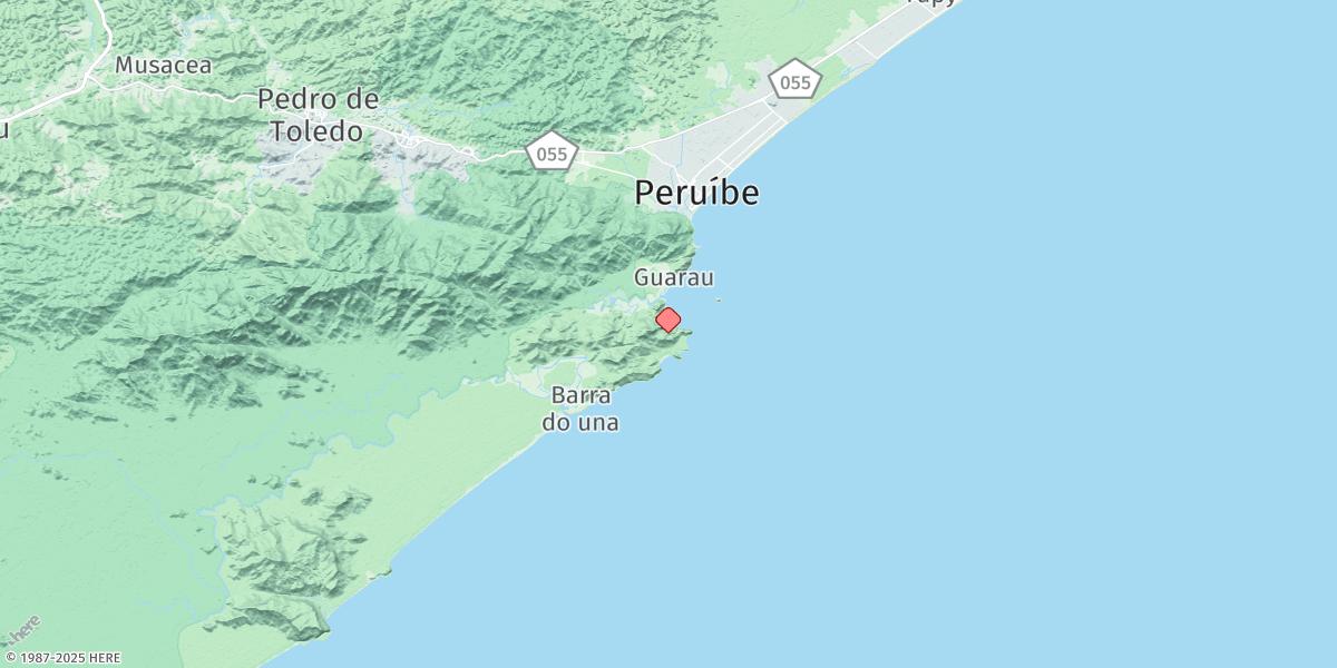 Map of Ponta Paranapua
