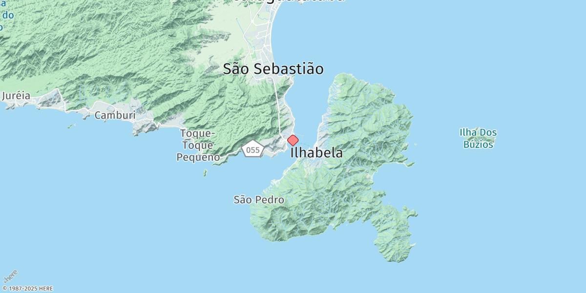 Map of Sao Sebastiao