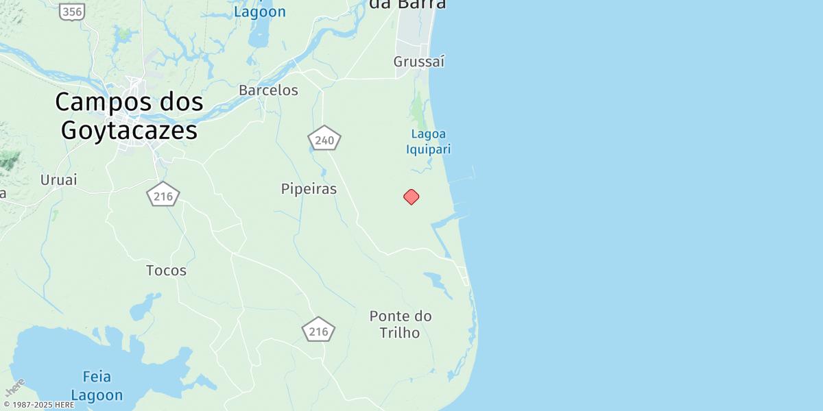 Map of Porto Do Acu