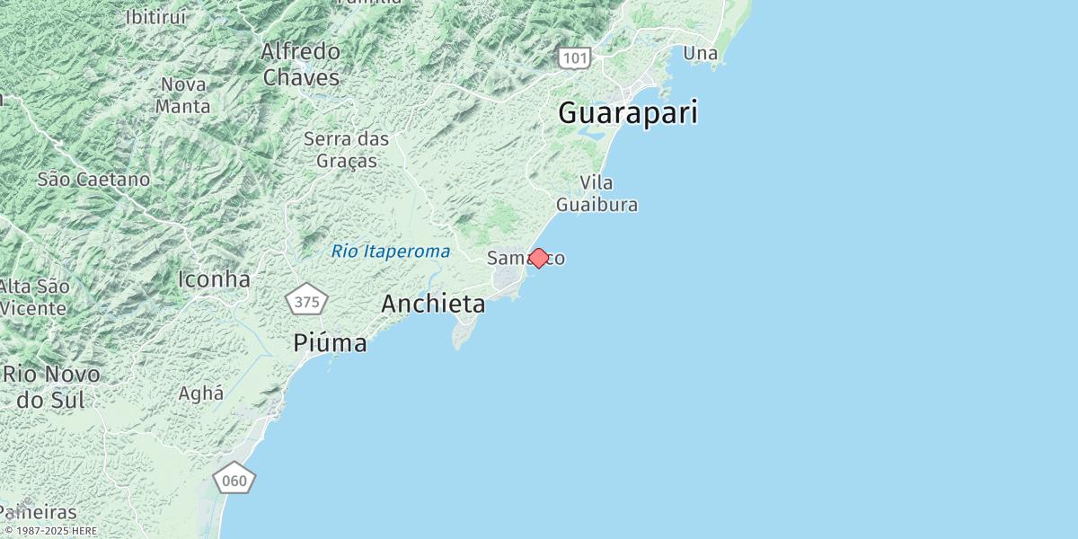 Map of Terminal Da Ponta Do Ubu