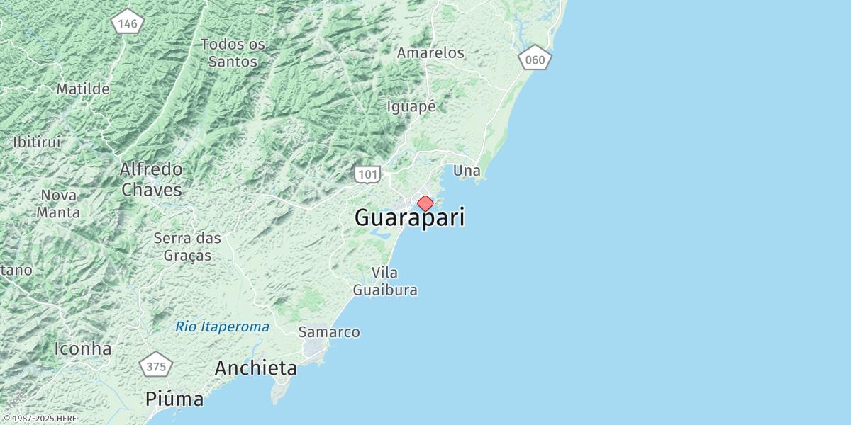 Map of Guarapari