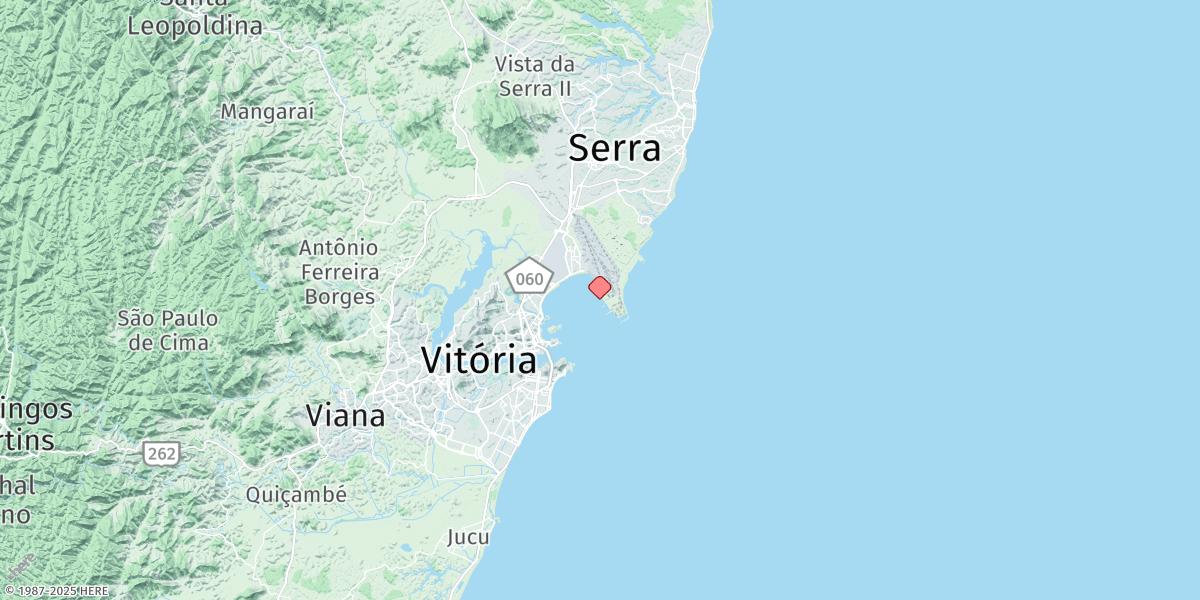 Map of Porto Do Tubarao