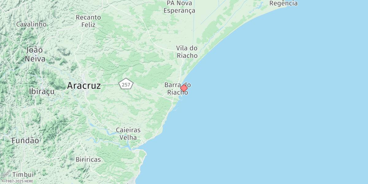 Map of Terminal De Barra Do Riacho
