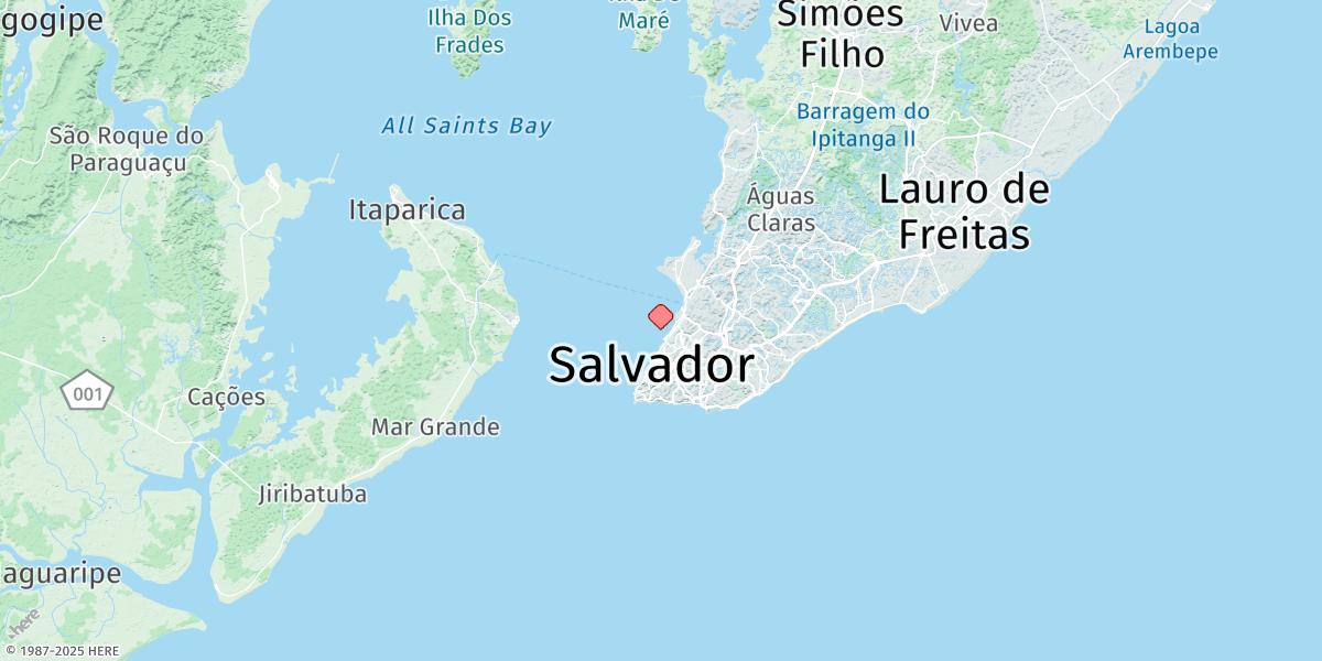 Map of Salvador