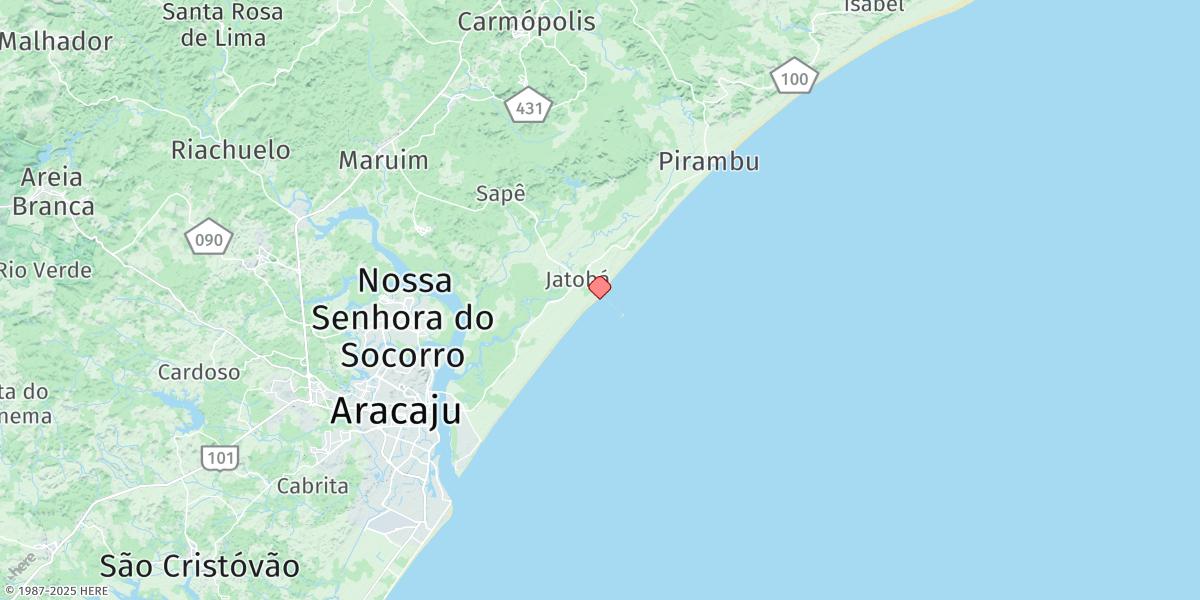 Map of Sergipe Terminal