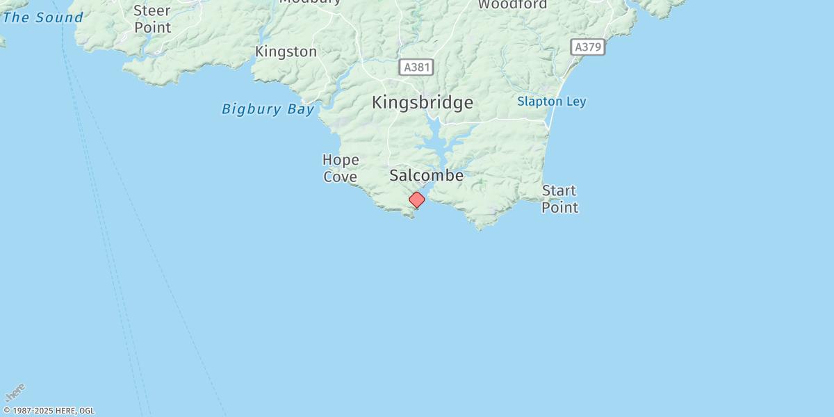 Map of Salcombe