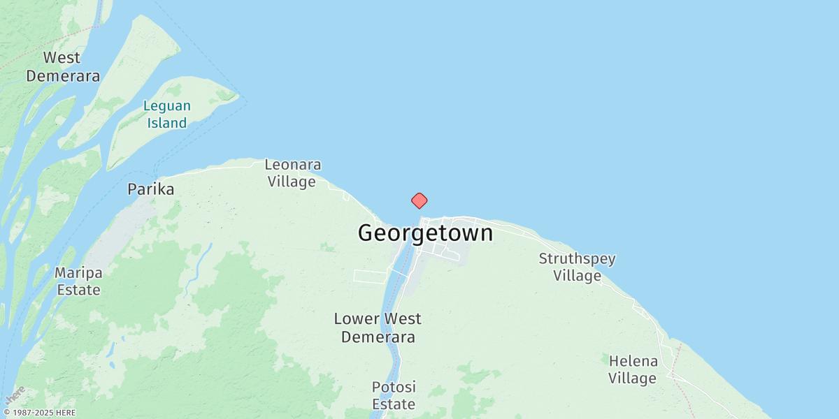 Map of Georgetown