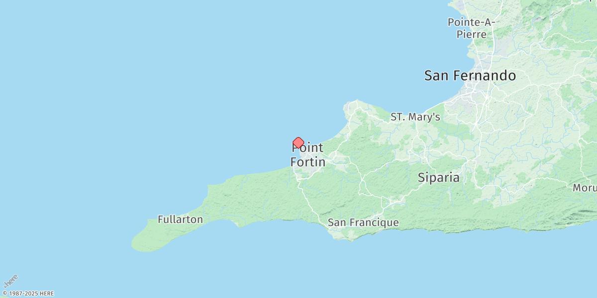 Map of Point Fortin