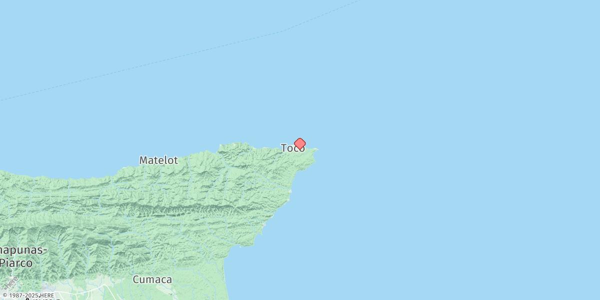 Map of Toco