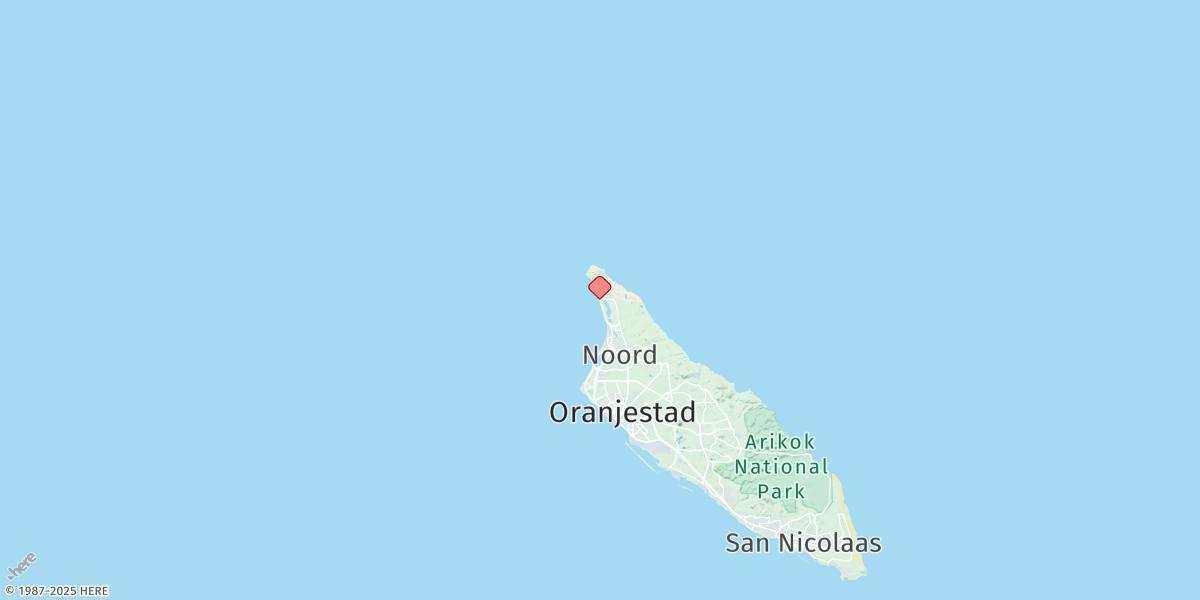 Map of Malmok Bay