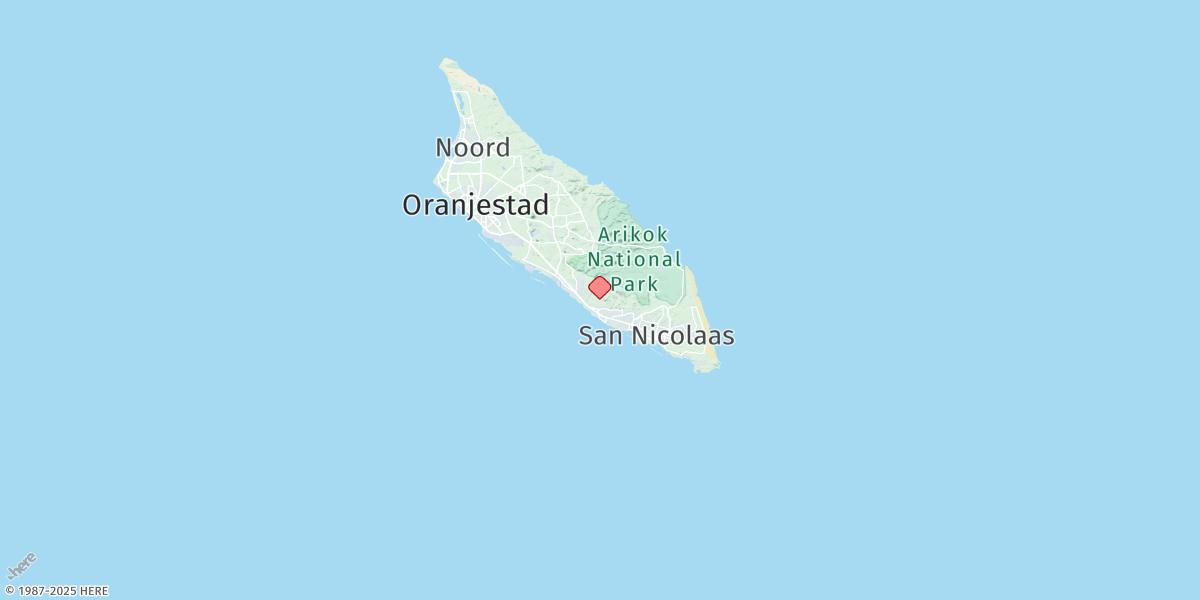 Map of Savaneta
