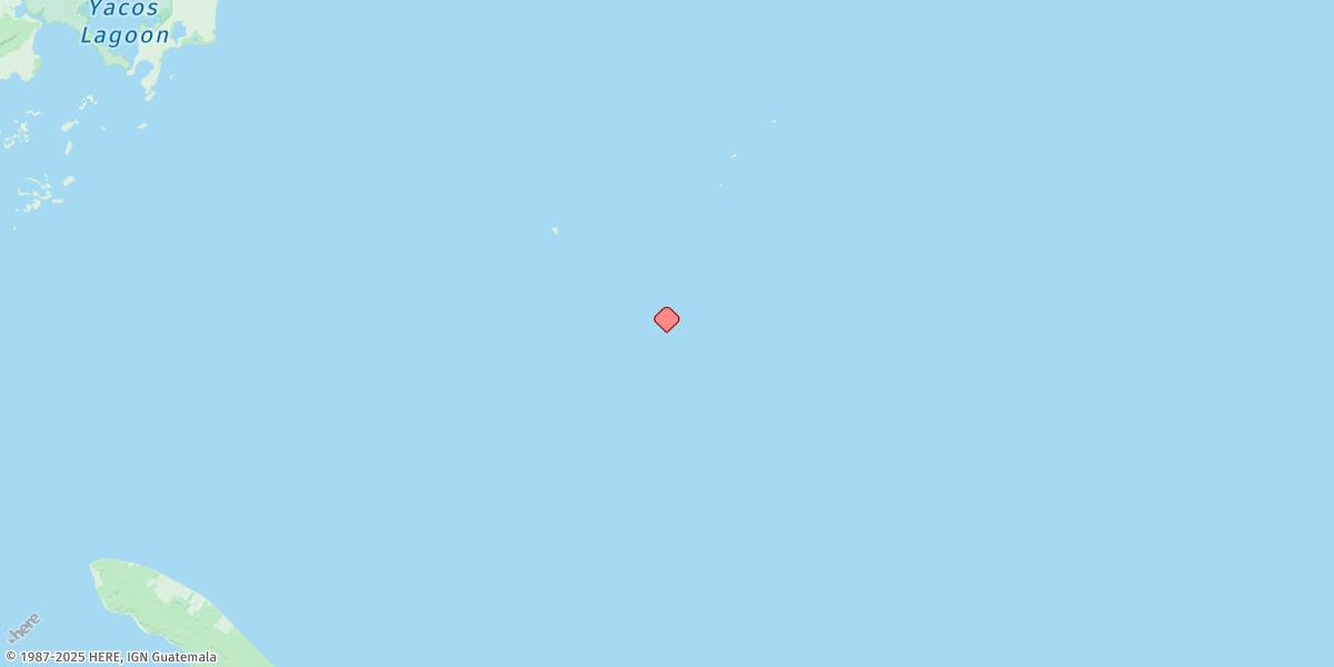 Map of Hunting Cay