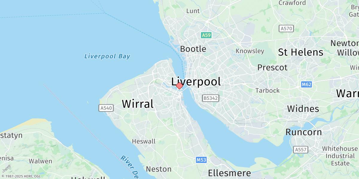 Map of Seacombe (Alfred Dock)