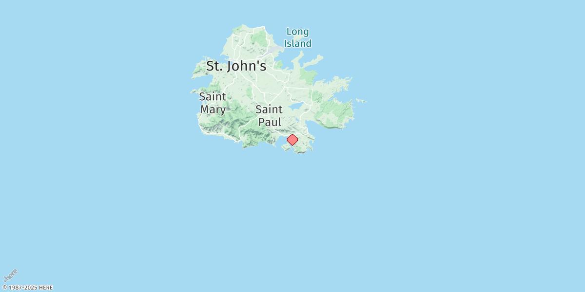 Map of English Harbour