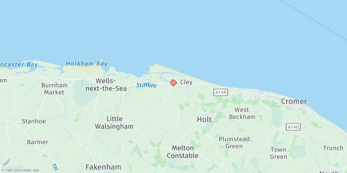 Map of Blakeney
