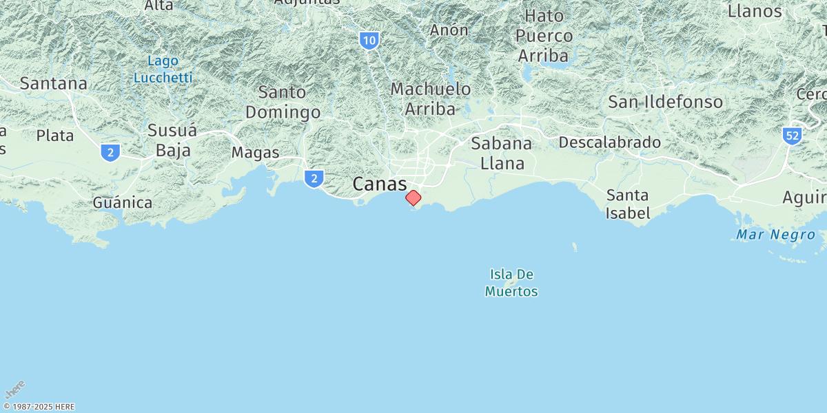 Map of Puerto Ponce