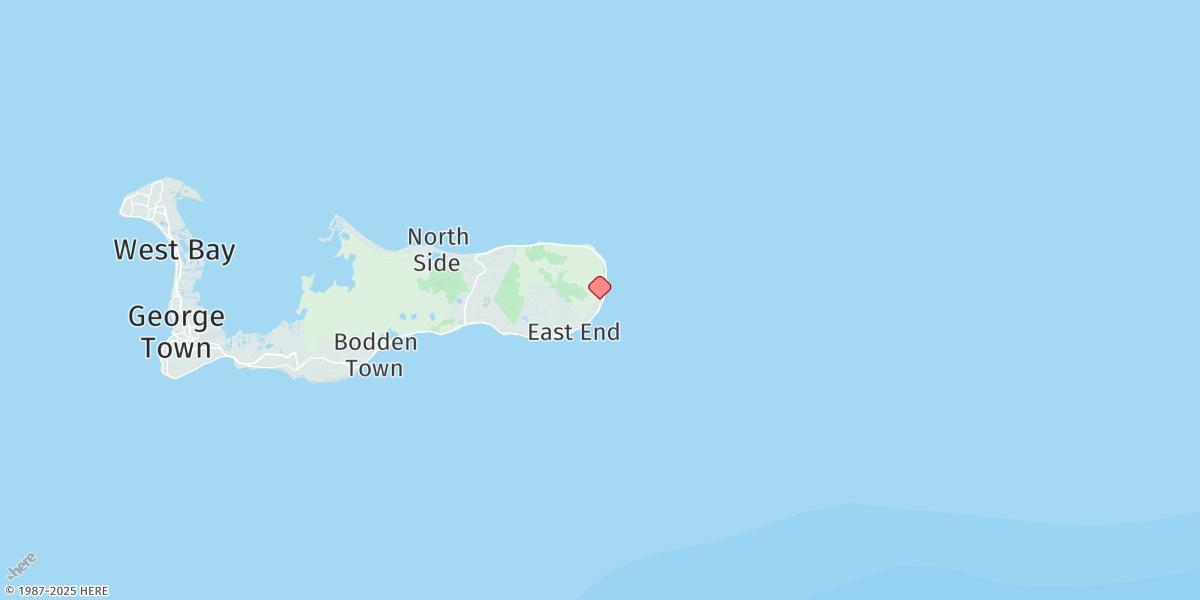 Map of Gun Bay (East End Public Dock)