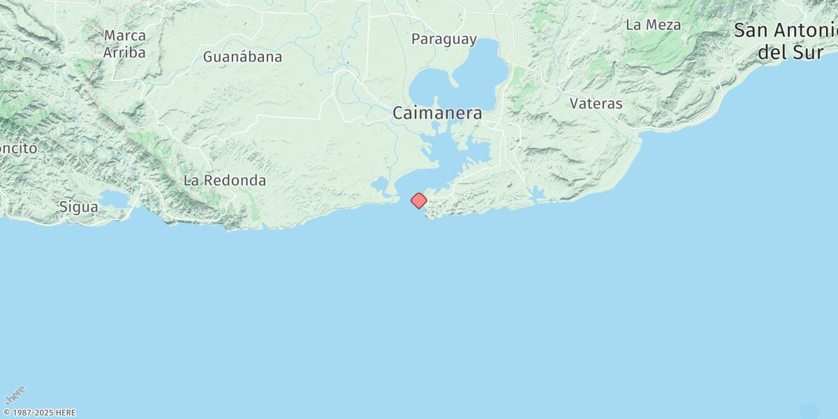 Map of Guantanamo Bay