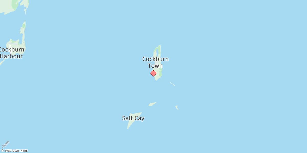 Map of Grand Turk